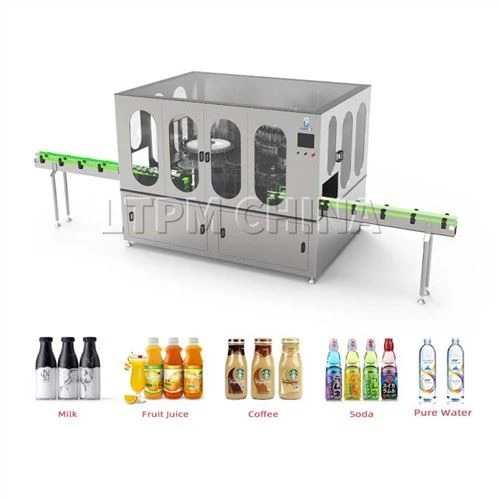 Hot Automatic PET palack szénsavas üdítőital töltő és kupakoló gép